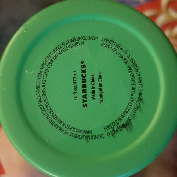 2014 Starbucks Matte Kelly Green Stainless Cold Cup 16oz Double Wall Tumbler - Picture 4 of 7